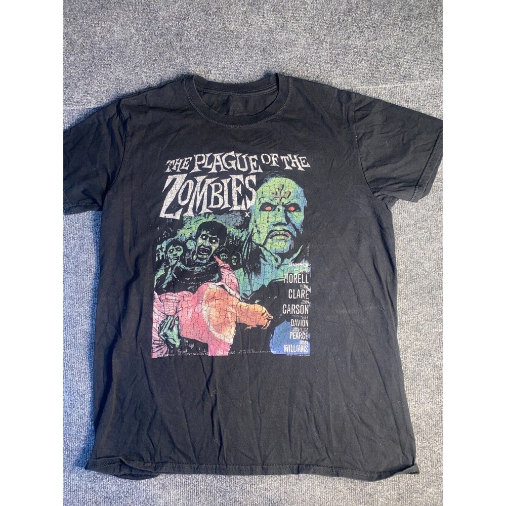 American Classics Tee Shirt Mens Large Black The Plague Of The Zombies Graphic‎